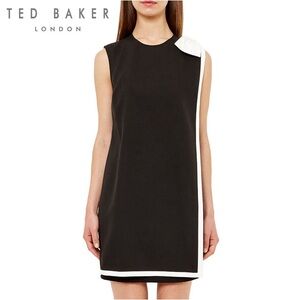 Ted baker black dress  asymmetrical